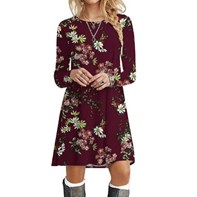 Women's Clothing Manufacturer in China New Fashion Low Price Customization Casual Women's Dress Summer Floral Knitted Straight